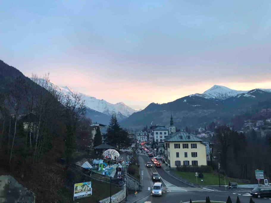 Appart Cosy Et Lumineux Au Coeur De Saint Gervais Exterior foto